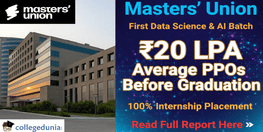 Masters Union First Data Science and AI Batch Records 20 LPA Average PPOs Before Graduation Read Full Report here